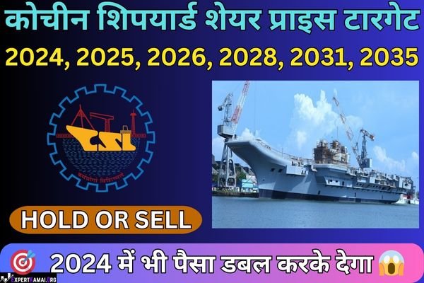 Cochin Shipyard Share Price Target 2024, 2025, 2026, 2028, 2031, 2035 | कोचीन शिपयार्ड शेयर प्राइस टारगेट 2024, 2025, 2026, 2028, 2031, 2035