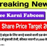 Shree Karni Fabcom Share Price Target 2025